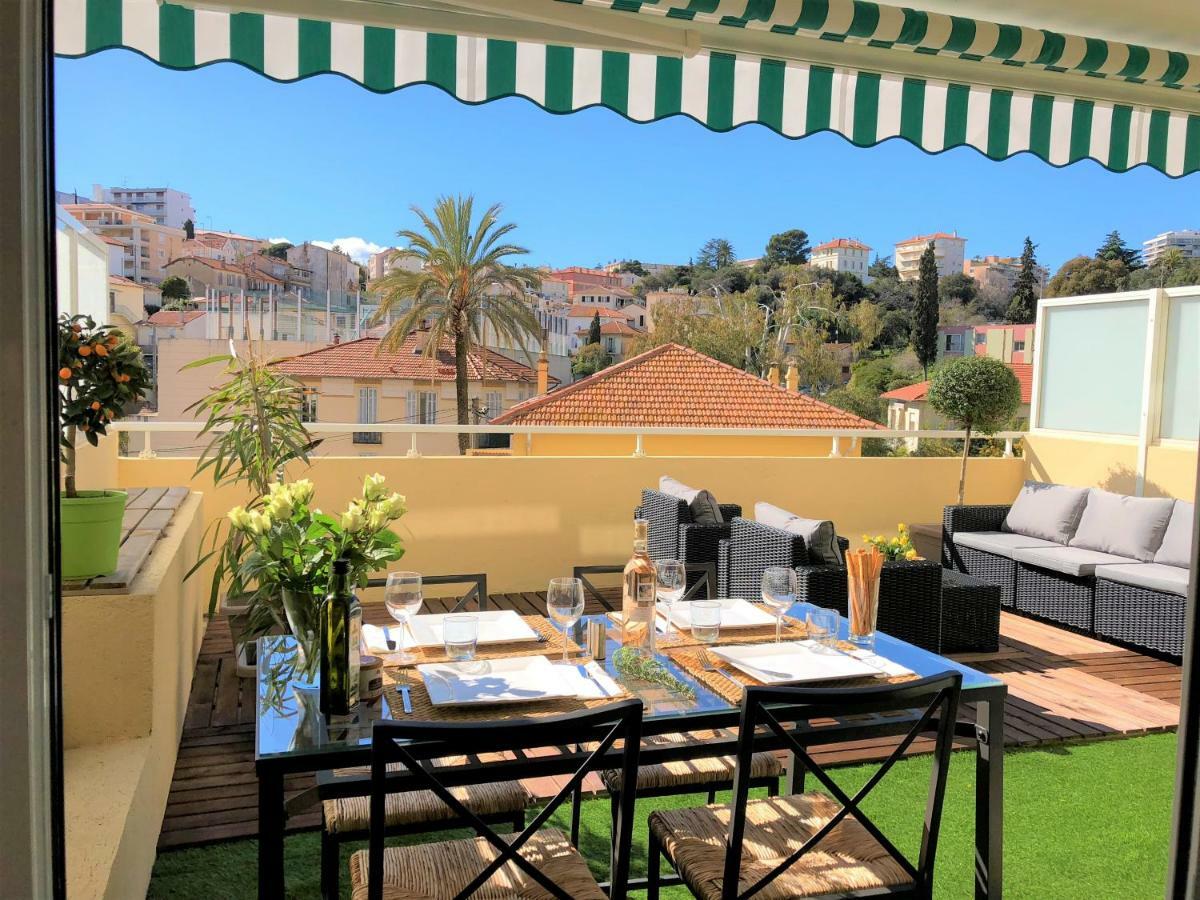 Magnifique 2 Pièces Cannes Centre Terrasse Extérieur photo