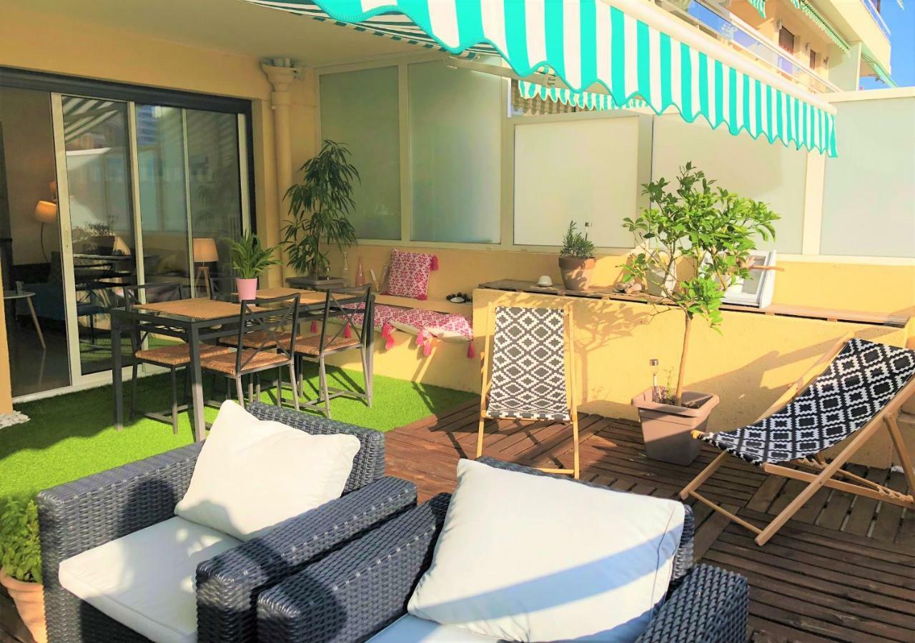 Magnifique 2 Pièces Cannes Centre Terrasse Extérieur photo