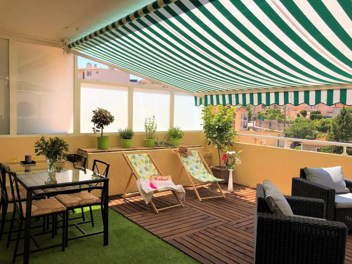 Magnifique 2 Pièces Cannes Centre Terrasse Extérieur photo